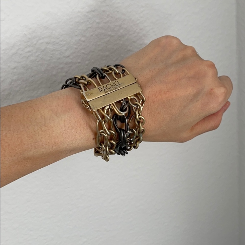 RACHEL Rachel Roy multiple chain bracelet